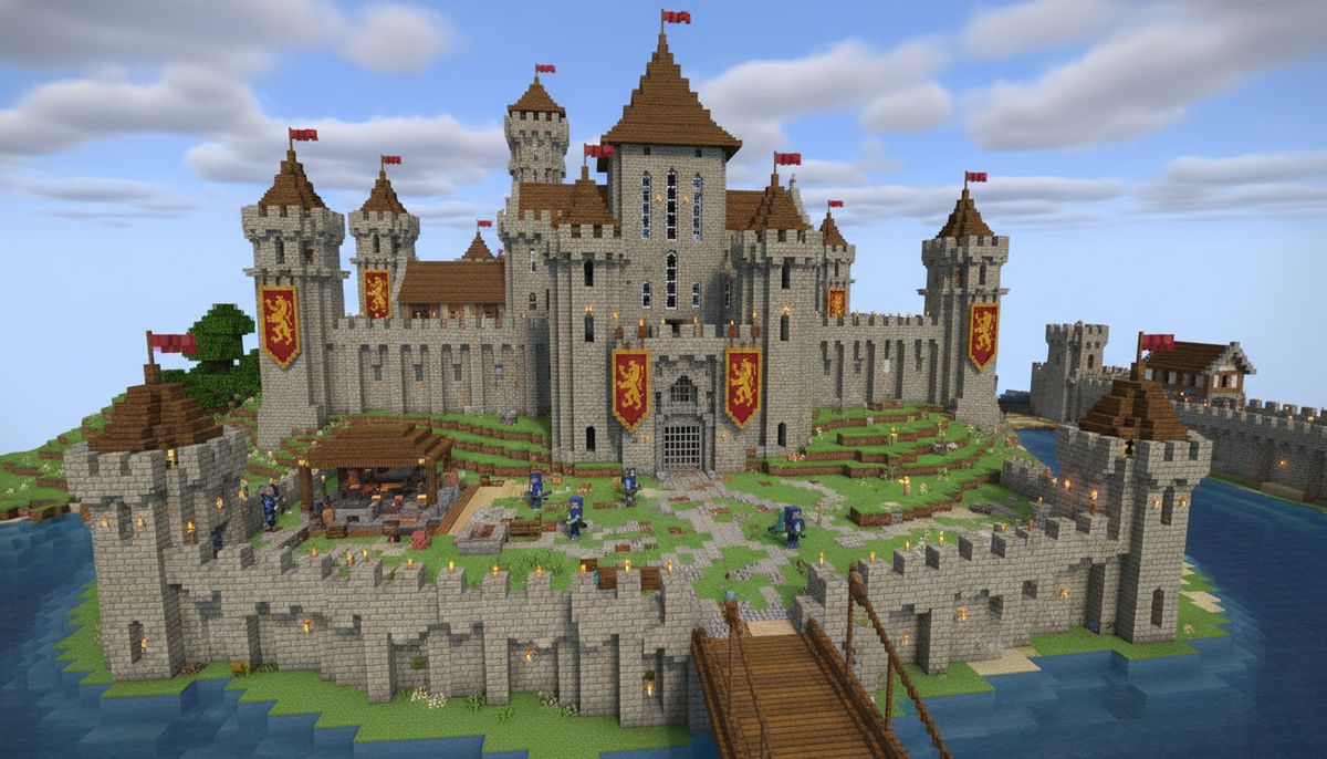 أفضل Addons القلاع والحصون لـ Minecraft Bedrock