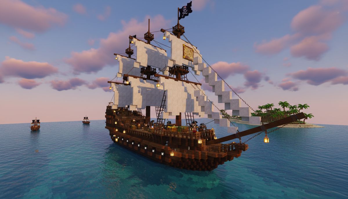 Meilleurs addons de navires pirates pour Minecraft Bedrock