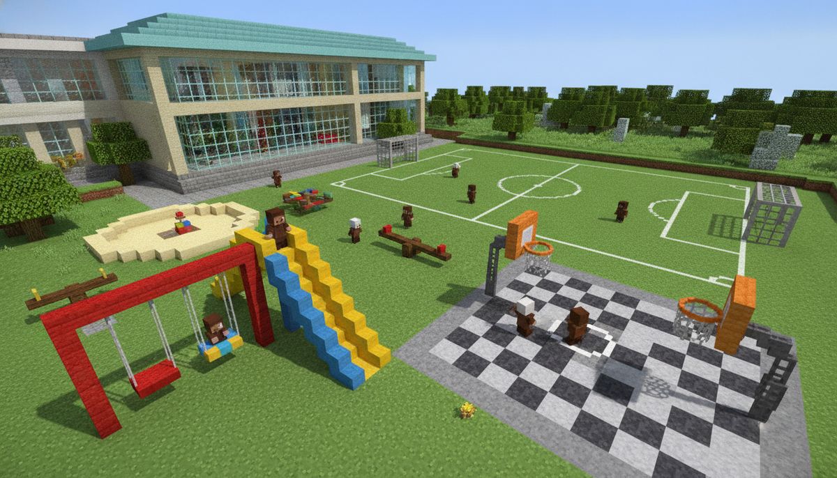Best Playground and School Yard Addons for Bedrock