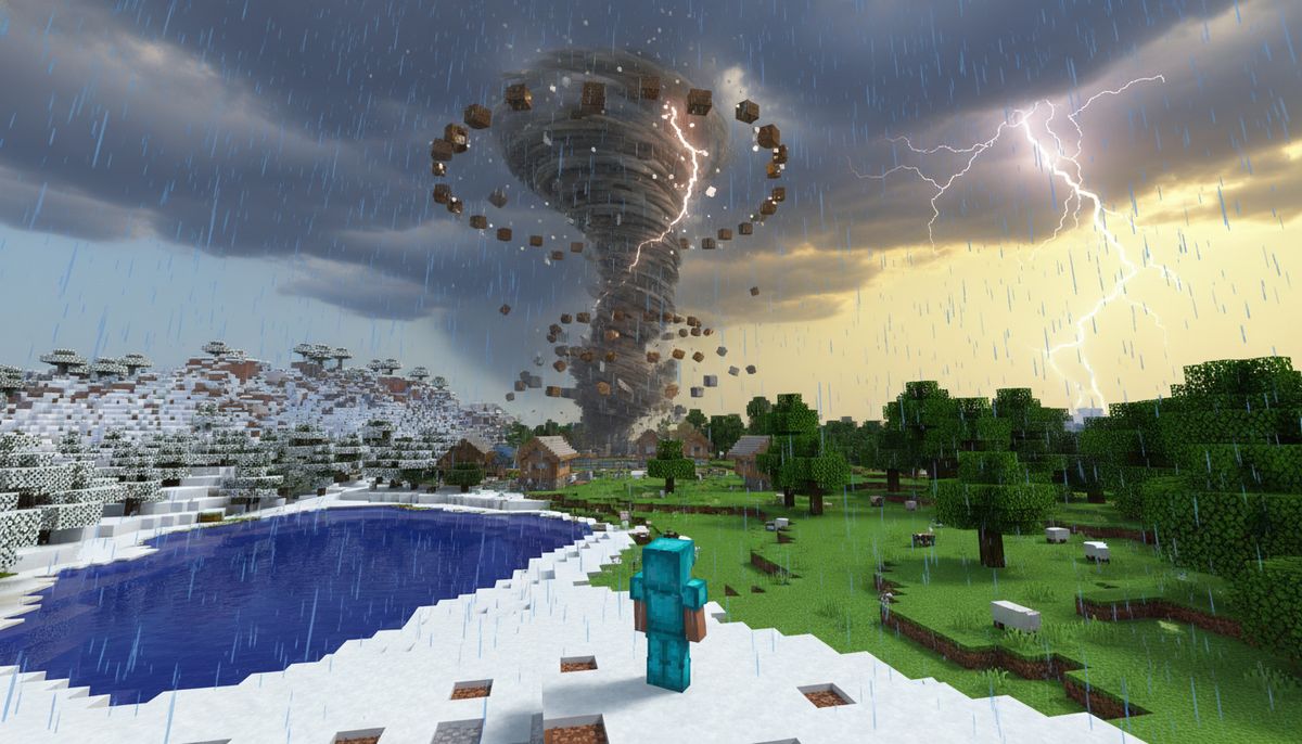 Minecraft Bedrockの最高の天候と気候addon
