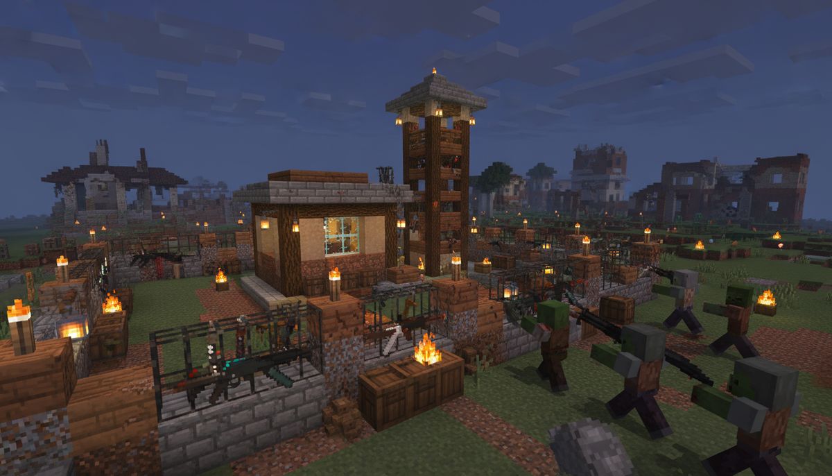 Minecraft Bedrock के लिए सर्वश्रेष्ठ Zombie Apocalypse Addons